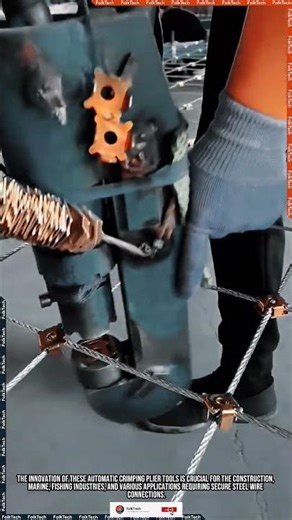 Automatic Crimping Plier Tools: Fast & Strong Steel Cable Clamp Innovation