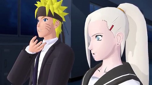 Another Naruto & Ino Kissing Scene (School Outfit)