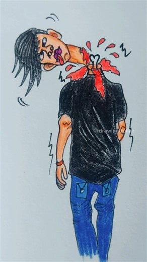 Hair boy funny drawing #shorts #shortsfeed #malayalamcomedy