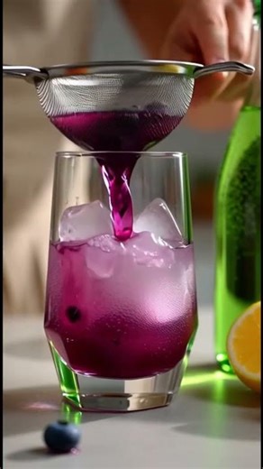 Watermelon Blueberry Spritzer | Refreshing ASMR Cocktail