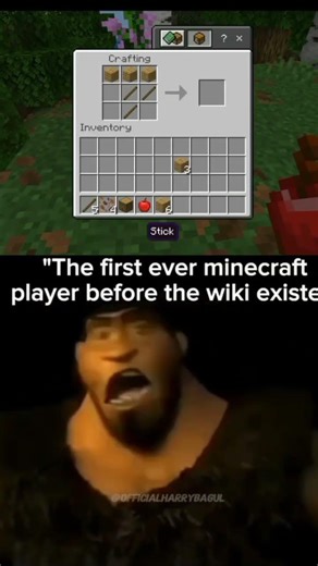 The first ever minecraft player before the wiki exited #minecraft #minecraftshorts #shortsfeed