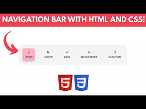 Responsive Navigation Bar using HTML & CSS | Beginner Friendly Tutorial (No JavaScript)