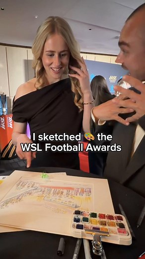 Barclays WSL stars illustrated on the red carpet