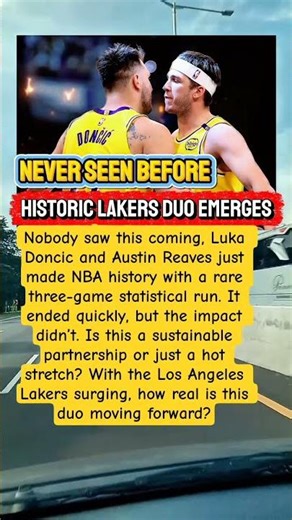 Luka Dončić and Austin Reaves have made history #lukadoncic #austinreeves