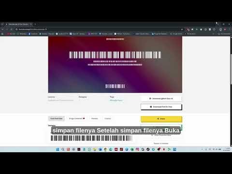 Cara Menambahkan Font Barcode di Excel
