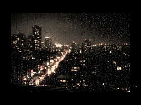 Night statick — city behind the glass