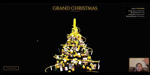 Gesture-Controlled Interactive Christmas Tree�