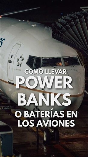 ⚠️ Nueva regla en vuelos: power banks ya no se pueden usar en avión