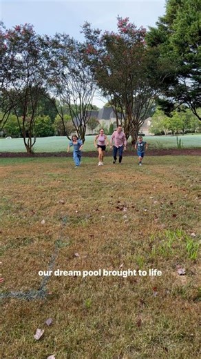 Christina Marcellino on Instagram: "Our favorite place at home. 💦 Pool Type: Concrete (gunite) in-ground saltwater pool with pebble finish (color: Aqua Blue Pebble Tec). 💦 Size & Depth: The pool shell is 20’x35′ and the depth range is 3’6″ – 5’6″ 💦 Build Time: We finalized our drawings in April 2023. Broke ground in September, then ran into lots of rain, supply issue after supply issue, holidays, and a few other things that really set us back. I think it ended up taking around 6 months. 💦 Ad
