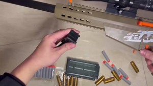 EVA Ball Pellet & Soft Bullet Gun Realistic Bolt Action Dart Foam Blaster Shell ejecting Sniper Rifle with Scope Cool Stuff Shooting Game Kids Boys Toys Age 8+10 12 Year Old Teenager Gifts (Yellow)