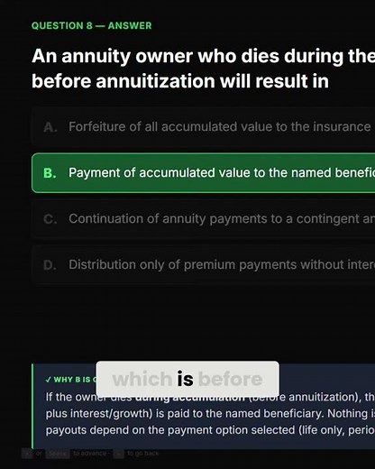 Annuity Death During Accumulation Phase — Do You Know What the Beneficiary Gets?