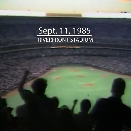 4.3K views · 64 reactions | Where were you when Pete Rose became baseball’s Hit King? The year was 1985, and Charlie Hustle slammed his way into the record books forever with hit No. 4192 at Riverfront Stadium: https://bit.ly/2N6D8Aj | WLWT | Facebook