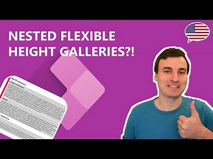 [PowerApps QuickTips] The popular NESTED GALLERY, but this time with FLEXIBLE HEIGHT