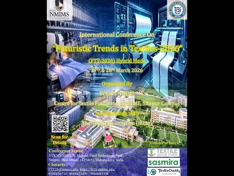 FTT26 Dr Javed Sheikh IIT Delhi, Development of Advanced Functional Textiles through Novel Coating