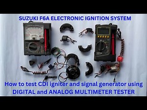 SUZUKI F6A CDI (Capacitor Discharge Ignition) Testing and Actual Demonstration on How it Works
