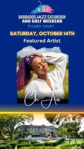 CALLING ALL MUSIC LOVERS! Don't miss out on Resident Tickets to the Barbados Jazz Excursion! This year’s main concert at Ilaro Court features the Grammy-winning duo of Peabo Bryson & Regina Belle with special appearances by Barbadian superstars The Nicholas Brancker Band & Ch’An. Book your Single Day Tickets and Weekend Passes now for a weekend of unforgettable music, golf, and fun! Check out @barbadosjazzexcursion for more! #BarbadosJazzExcursion #MusicAndGolf #SoulfulMelodies #LuxuryGetaway #v