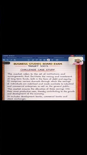 Financial Market Chapter 10 Class 12 BST | Board Exam 2026 🔥 #shorts