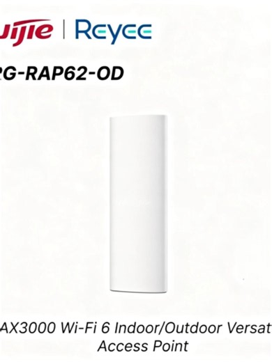 📡 Ruijie Reyee RG-RAP62-OD Outdoor Access Point များ Stock အသင့်ရှိပါတယ်။ 🤩 WiFi 6 Support ပါဝင်ပြီး 2.4GHz နဲ့ 5GHz Dual Band ကို အသုံးပြုနိုင်တာကြောင့် မြန်ဆန်ပြီး ချောမွေ့တဲ့ WiFi ချိတ်ဆက်မှုကို ပေးစွမ်းနိုင်ပါတယ်။ 💯 📌 High Coverage & Strong Signal ကျယ်ပြန့်တဲ့ Outdoor Area များမှာ Signal ကို အားကောင်းကောင်းနဲ့ ဖြန့်ဝေပေးနိုင်ပါတယ်။ 📌 Cloud Management Support Ruijie Cloud မှတစ်ဆင့် Network ကို ဘယ်နေရာကမဆို အလွယ်တကူ Monitor & Manage ပြုလုပ်နိုင်ပါတယ်။ 📩 အသေးစိတ် သိရှိလိုပါက Chat Box (သို