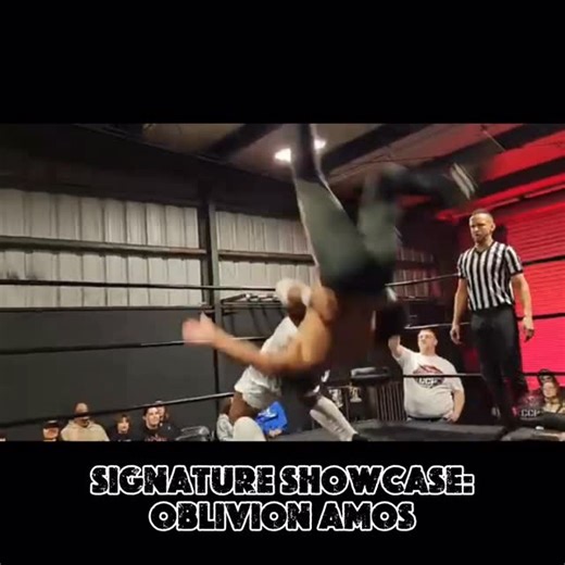 “The Devilish Kid” Donovan Rosé on Instagram: "@devilishkidrose - SIGNATURE SHOWCASE this is a series I’ll be doing sporadically to showcase my move-set beyond random clips. Today’s Move - Oblivion Amos This go-to signature move, it is a northern lights suplex transitioned into a kamagoye, or a grounded, arm-trapped knee to the skull. 🎥: @ccp_podcasting, @wwnlive, @deathproofdojo, @bcewrestling #wrestling #prowrestling #signatureshowcase #reels #explore"