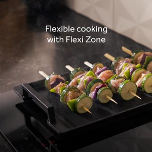 When you want to make gravy in a roasting dish or grill on a griddle, use Flexi Zone to easily pair two zones on your induction cooktop, creating a large cooking area. It’s the inspired choice for inspired cooking. #haier #haiercooking #induction | Haier