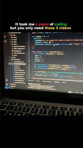It Took Me 4 Years To Learn Coding... But You Only Need These 3 Videos 😭