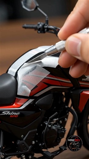 Modified Honda Shine 🔥 | Miniature Bike ASMR Unboxing 🏍️✨