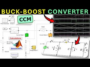 ⚡DC-DC Buck-Boost Converter - Continuous Conduction Mode 🔋 Power Electronics Calculation & MATLAB