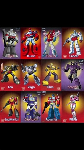 Your zodiac sign Your Transformers! #nostalgia #transformersg1
