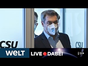 WELT LIVE DABEI: Söder-Briefing - Bayerns Ministerpräsident zur Corona-Lage