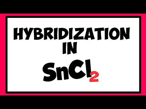 Hybridization in SnCl2