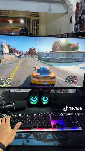 First-Person Gameplay: Racing Through a Virtual City
