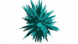 Download Animation of a colored explosion of a powder. 3D rendering. for free