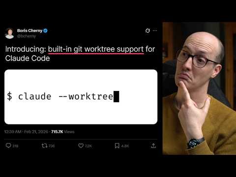 I'm using claude --worktree for everything now