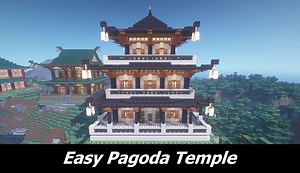 Awesome Pagoda Temple Minecraft Map