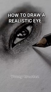 3.4K views · 67 reactions | 9 easy steps on how to draw a realistic eye!  #howtodraw #youngcreator #howtodraweye #drawing #art #charcoal #toturial | 퐘퐎퐔퐍퐆 퐂퐑퐄퐀퐓퐎퐑. | Facebook