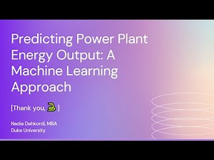 Predicting Power Plant Energy Output Using Machine Learning | Python