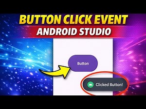 Android Studio Button Click Event Tutorial | Show Toast Message | android studio tutorial java