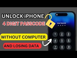 How To Unlock iPhone 4 Digit Passcode Without Computer And Without Losing Data ( New method) any iOS