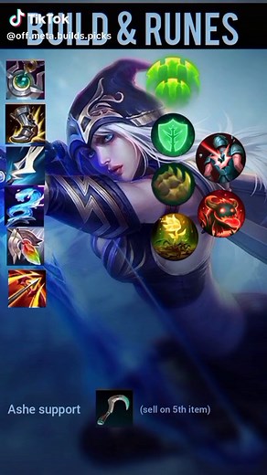 #runes #builds #leagueoflegends #ashe #forfun