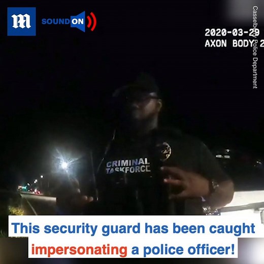 300K views · 989 reactions | This security guard was arrested for impersonating a police officer when he pulled over a REAL cop! | Daily Mail Video | Facebook