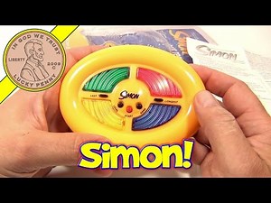 Simon Mini Pocket Electronic Handheld Game, 2002 Milton Bradley & Hasbro Toys