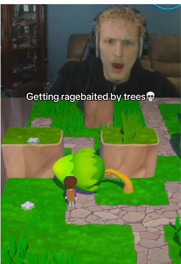 I’m getting bullied by trees😂 #treeshateyou #gaming #fypシ | who are you