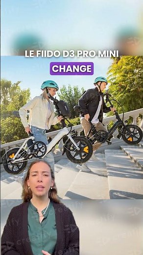 Fiido D3 Pro Mini Vélo électrique #shorts