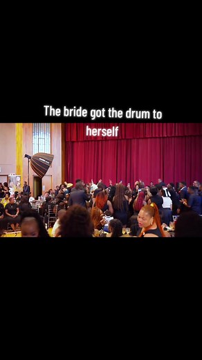 Bride's Memorable Drum Solo at Wedding Celebration