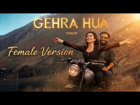 Gehra Hua (Female Version) | Dhurandhar Movie Song | Epic Cinematic Mix | V1NOM