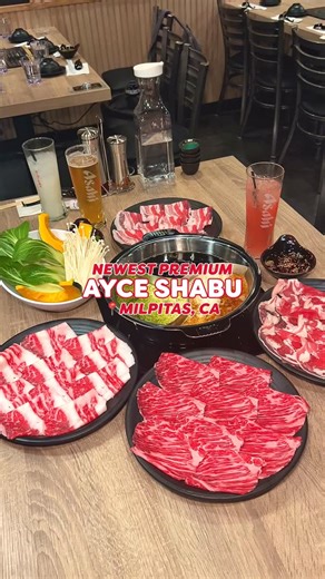 Rachel Liu | Bay Area Foodie on Instagram: "Some of the best quality meats you’ll get at an all-you-can-eat hot pot spot around the area, especially for the price. Classic AYCE lunch starts at $26, but I’d highly recommend their Kiwami tier instead, which is $34/pp for lunch. Dinner prices are $10 more. The broths were also really unique here; not super plain like other shabu spots. 📍@shabukiwami 79 S Abbott Ave, Milpitas, CA 95035 Here’s everything we tried w/ 🌟’s being my favorites: *AYCE KI