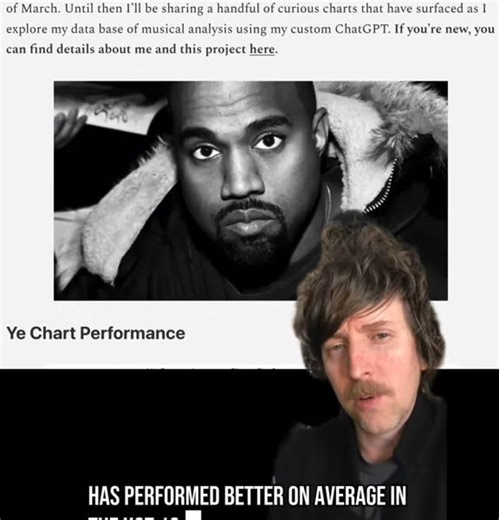 Ye's Chart Performance