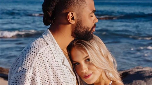 In Photos: D'Angelo Russell's pregnant girlfriend Laura Ivaniukas shows off growing baby bump in swimwear during Miami beach getaway