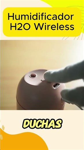 Humidificador H2O Wireless de AliExpress #humidificador #wireless #aliexpress #gadgets #parati