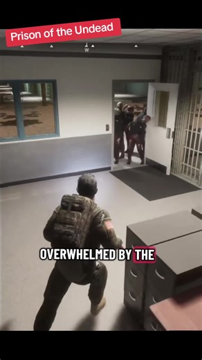 I found friendship and tragedy in a prison filled with the dead #zombiegames #pcgaming #gamesontiktok #tiktokgaming #thewalkingdead
